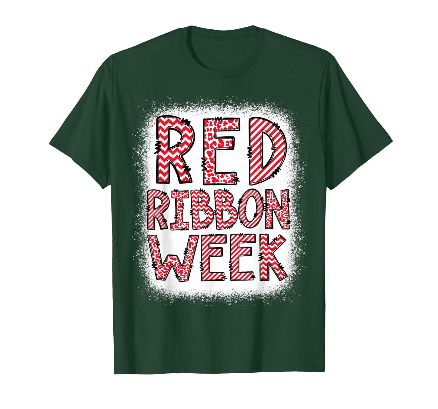 Red Ribbon Men Women Kids Red Ribbon Week T-Shirt