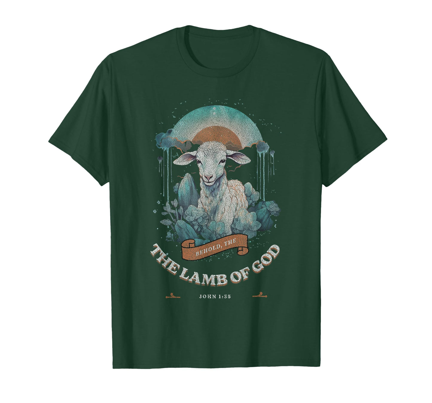 Religious Christian Faith Jesus Behold The Lamb of God T-Shirt