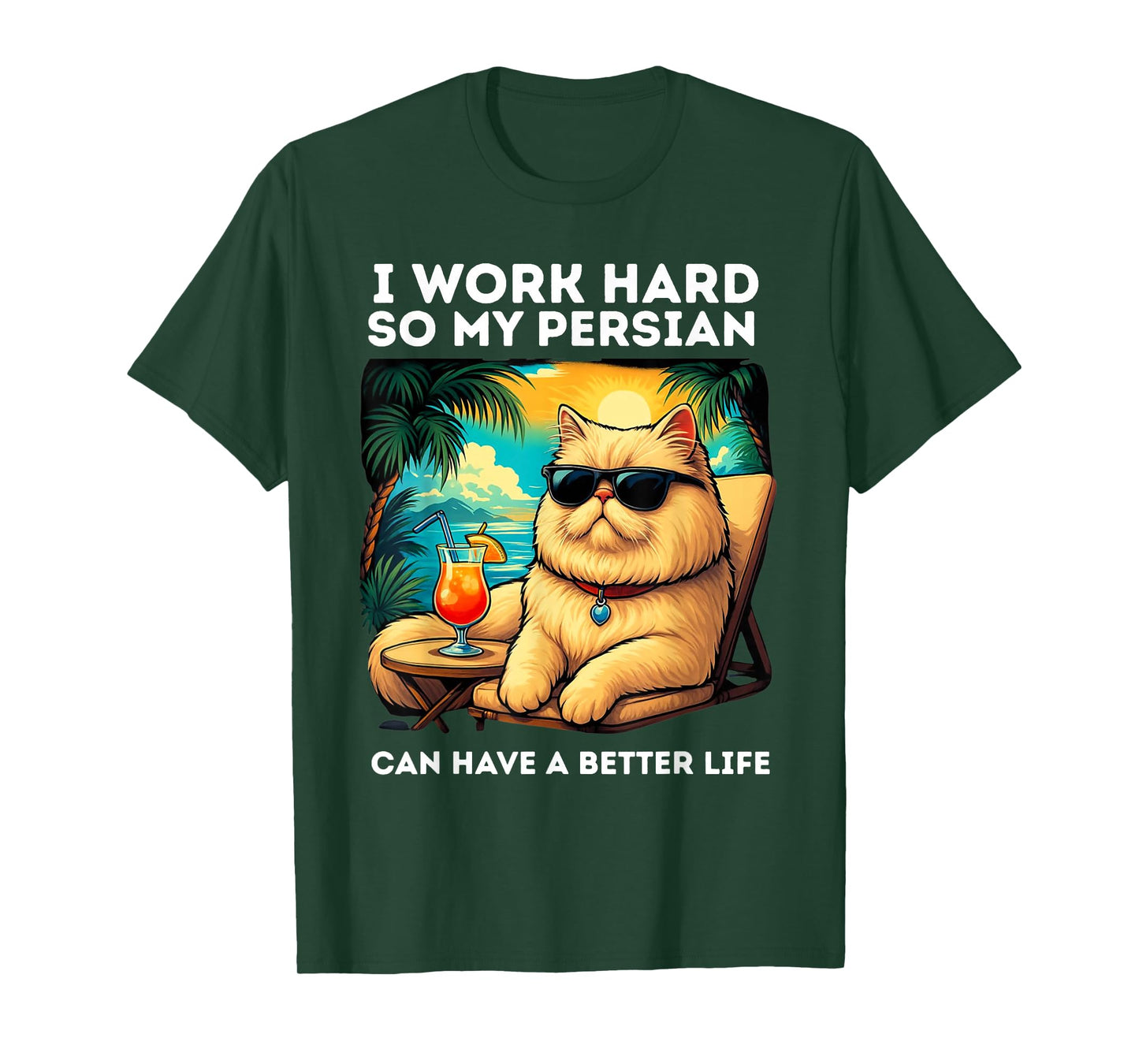 Persian Cat Lover Design Funny Persian T-Shirt