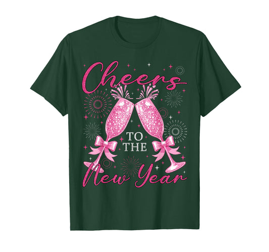 Happy New Year Family Cheers to The New Year 2026 Womens T-Shirt