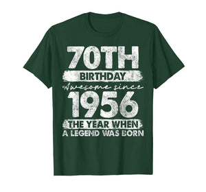 70 Year Old Gifts Vintage 1956 Limited Edition 70th Birthday T-Shirt