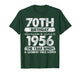 70 Year Old Gifts Vintage 1956 Limited Edition 70th Birthday T-Shirt