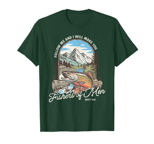 Follow Me & I Will Make You Fishers of Men Christian Jesus T-Shirt