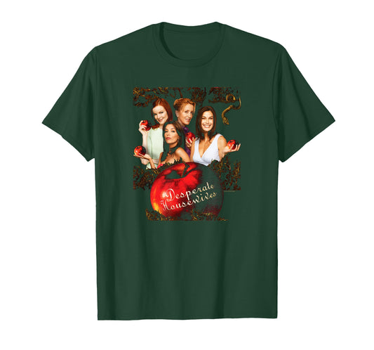 Desperate Housewives Characters with Apples Retro TV Show T-Shirt