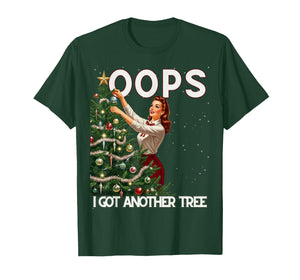 Funny Retro Christmas Oops I Got Another Tree T-Shirt