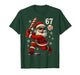 Funny Baseball Santa 67 Christmas Xmas Pajamas Boys T-Shirt