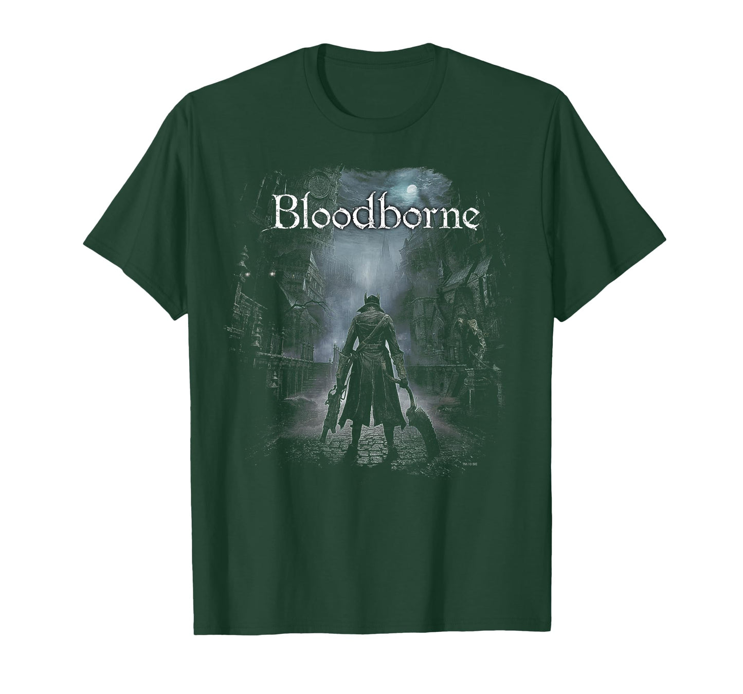 PlayStation Bloodborne The Hunter Standing Eerie Stone Road T-Shirt