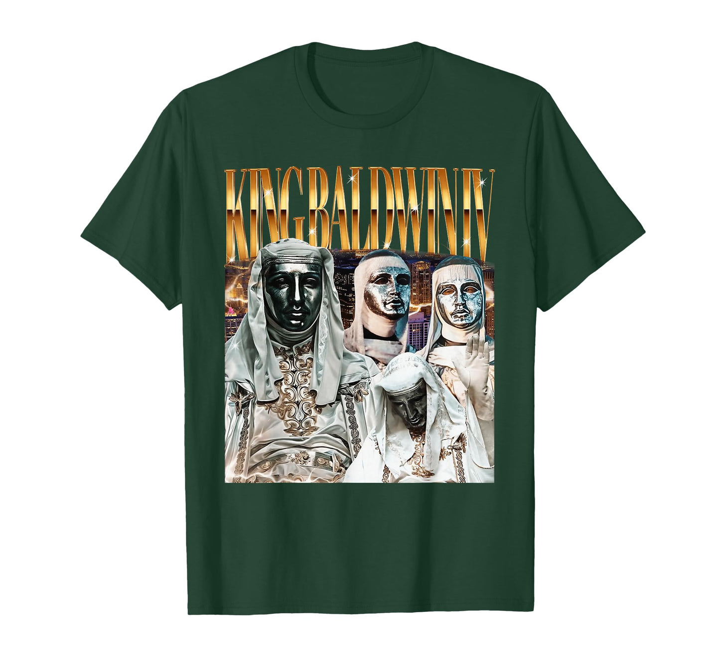 Sliver Mask King Baldwin IV Meme The Leper King Warrior T-Shirt