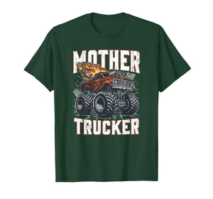 Mother Trucker, Funny Monster Truck, Trucker and Mom T-Shirt