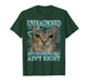 Undiagnosed But Something Ain't Right Cat Meme Funny Saying T-Shirt