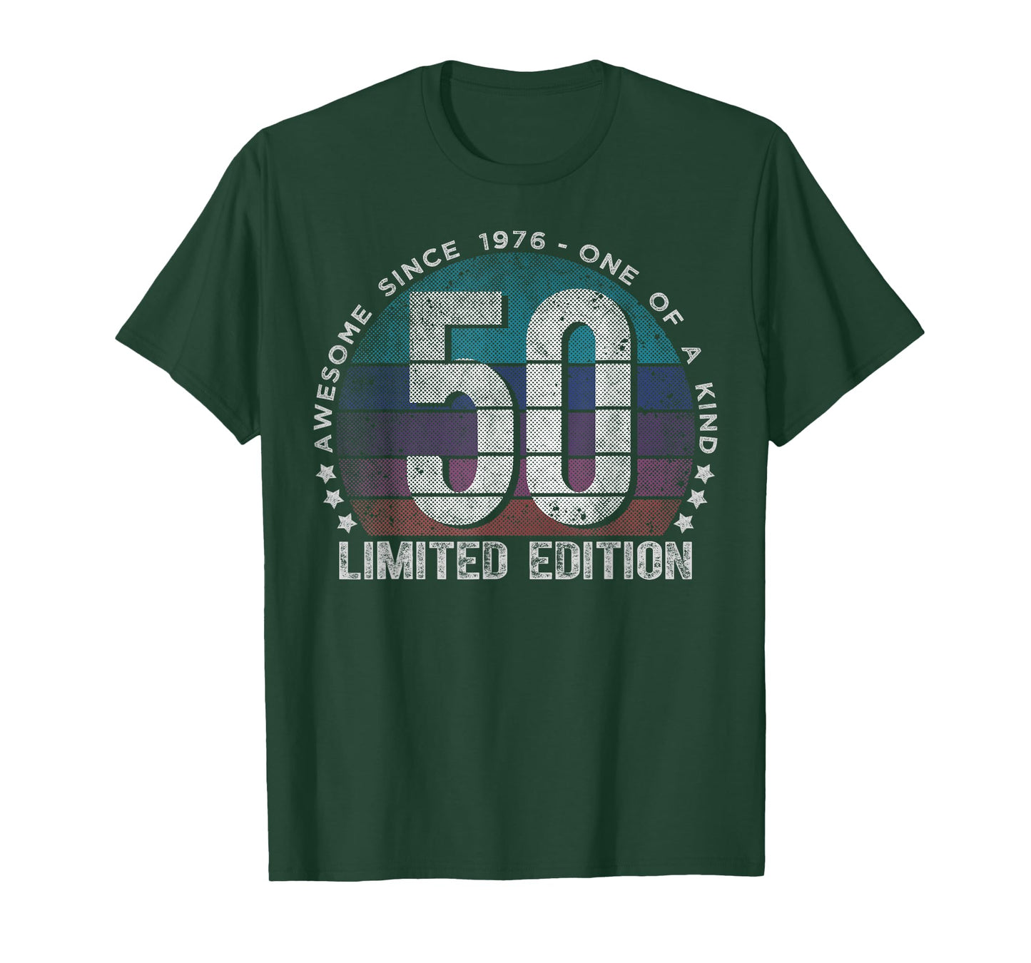50 Year Old Gifts Vintage 1976 Limited Edition 50th Birthday T-Shirt