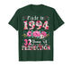 32 Year Old Made in 1994 Floral 32th Birthday Women T-Shirt