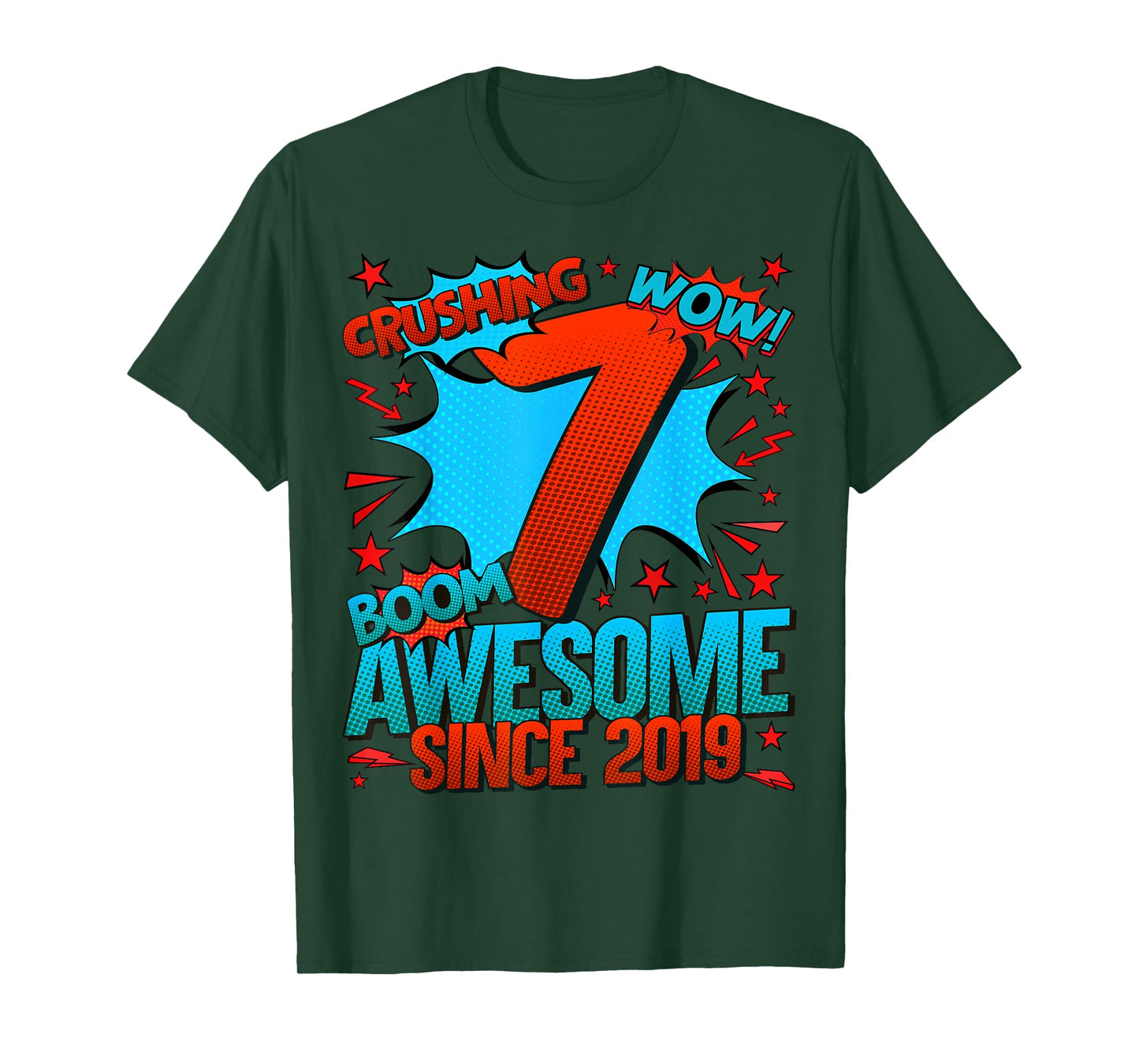 7 Year Old Gifts for Boys 7th Birthday Boy 7 Year Old Boy T-Shirt