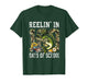 Reelin' in 100 Days of School Bass Camo Fishing Lover Boys T-Shirt