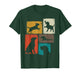 Labrador Vintage Collage Retriever Lab Dad Mom Dog Lover T-Shirt