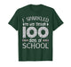 Funny 100 Days of School Teacher Student Kids 100th Day T-Shirt