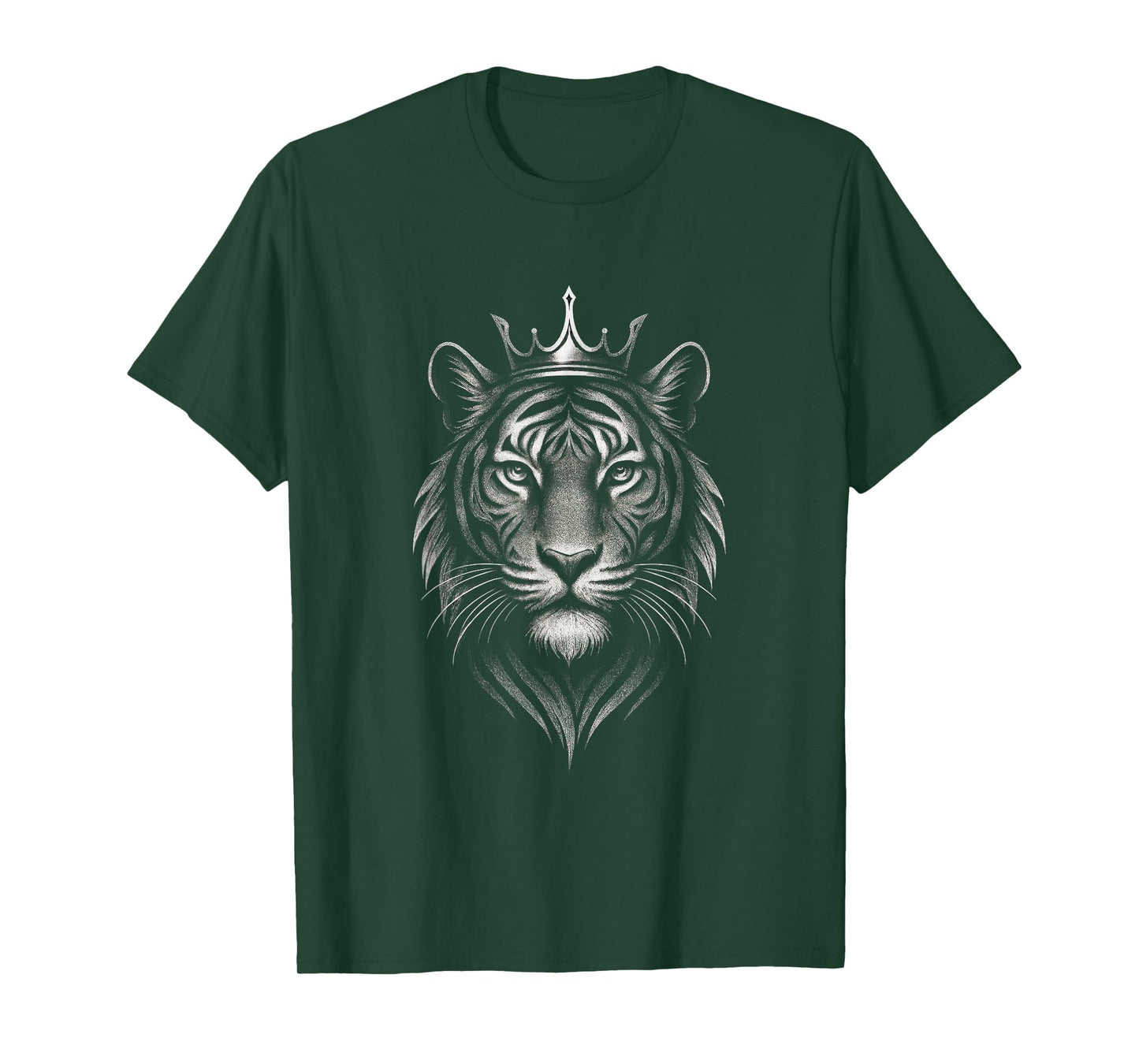 Tiger King - Crown, Art, Wilderness T-Shirt