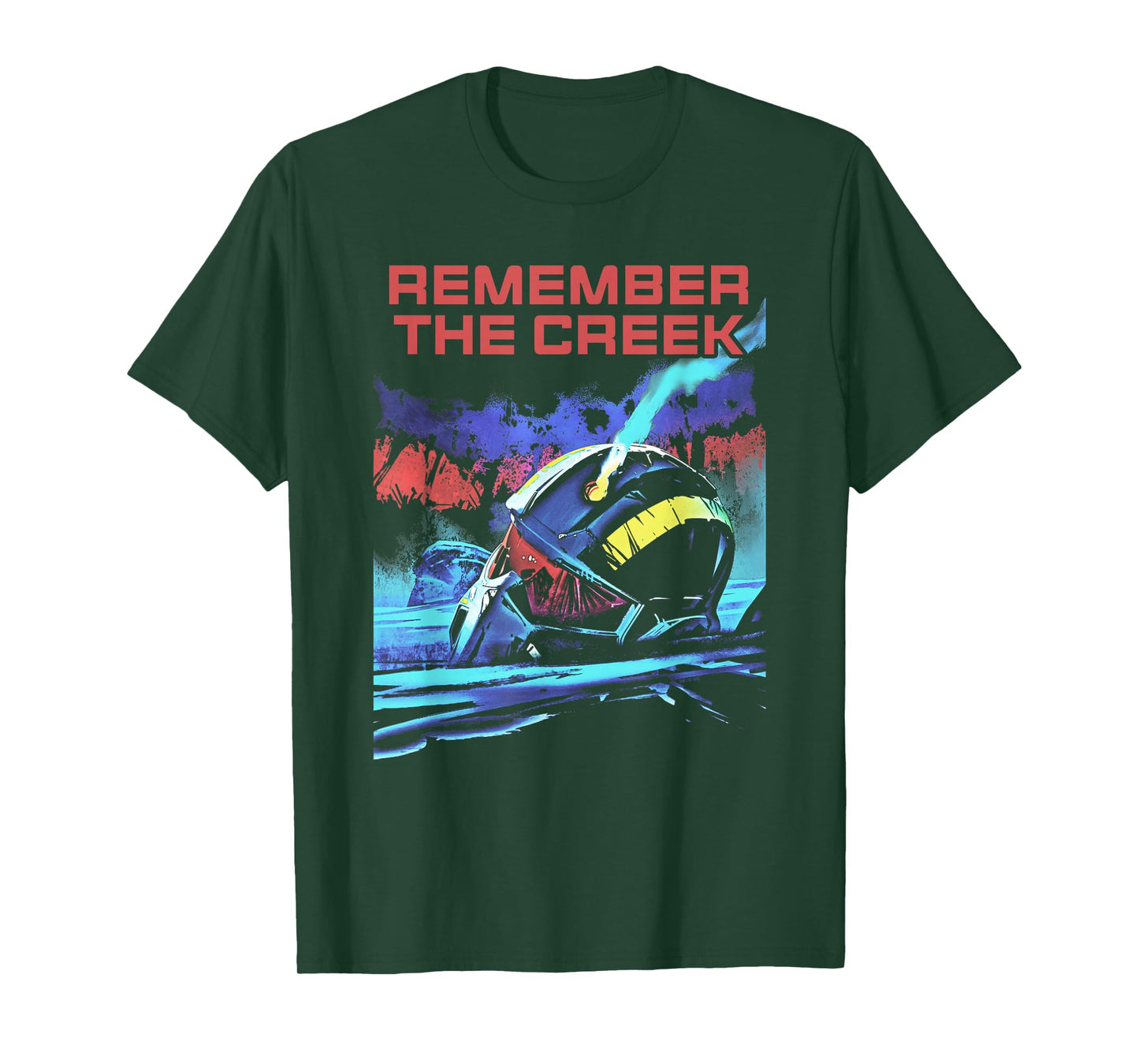 Helldivers 2 Remember The Creek Smoking Helmet Video Game T-Shirt