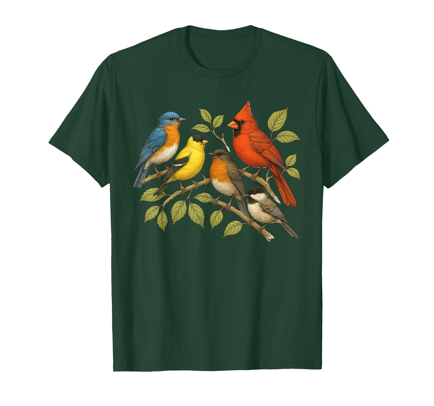 Songbirds Apparel for Bird Watching Nature Enthusiast T-Shirt