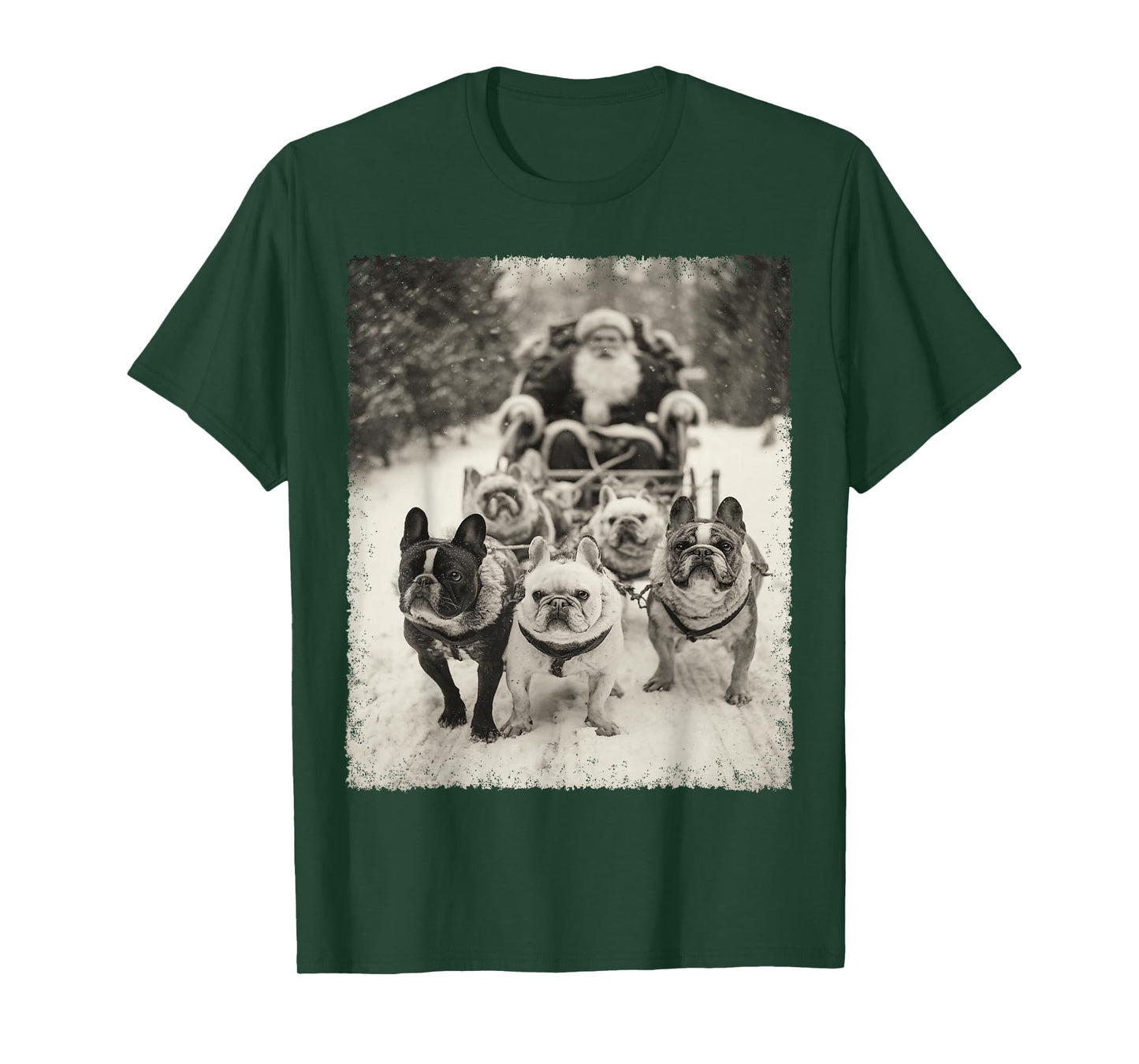 Christmas French Bulldog T-Shirt