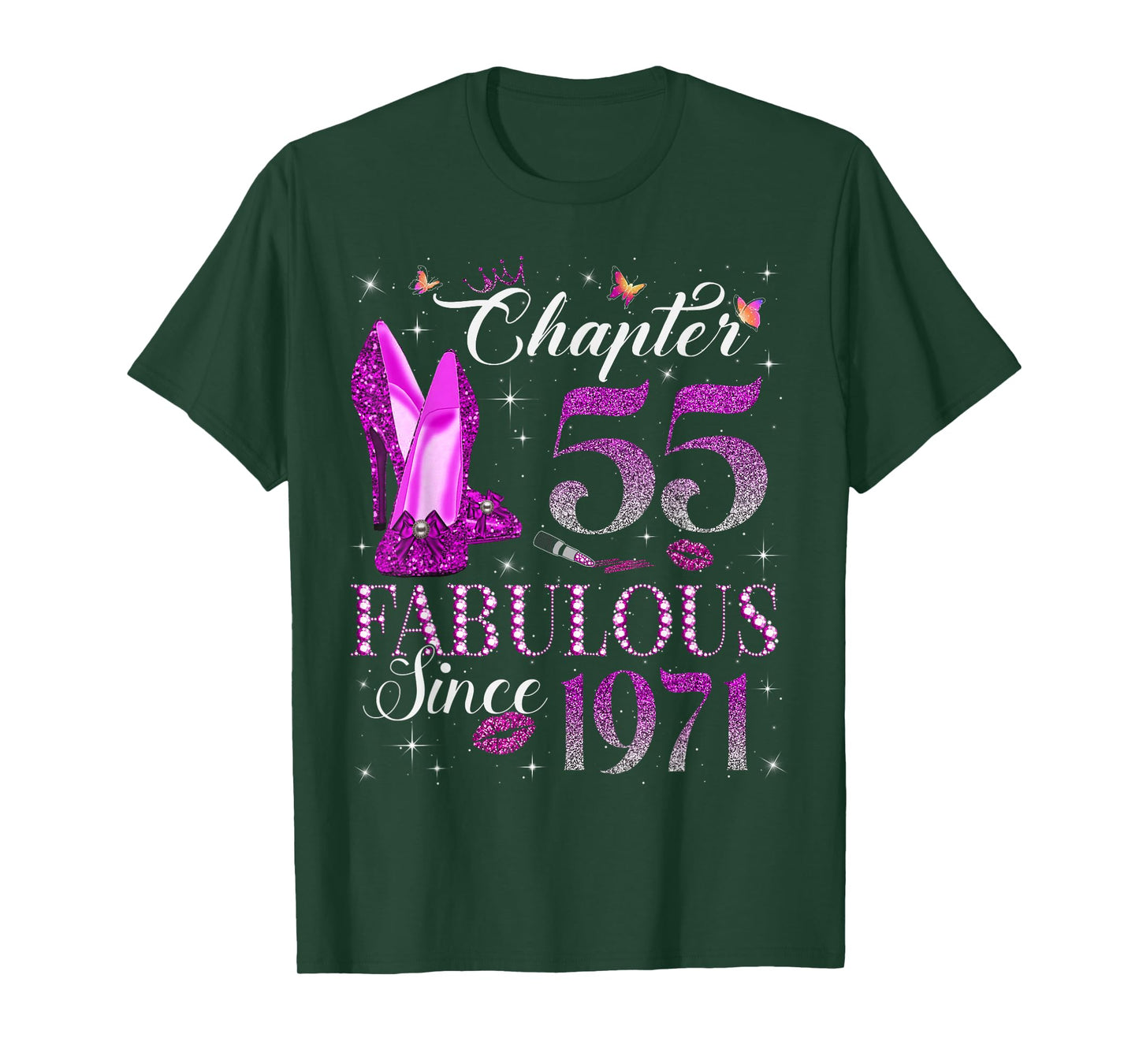 Chapter 55 Fabulous Since 1971 55Th Birthday Gift for Women T-Shirt