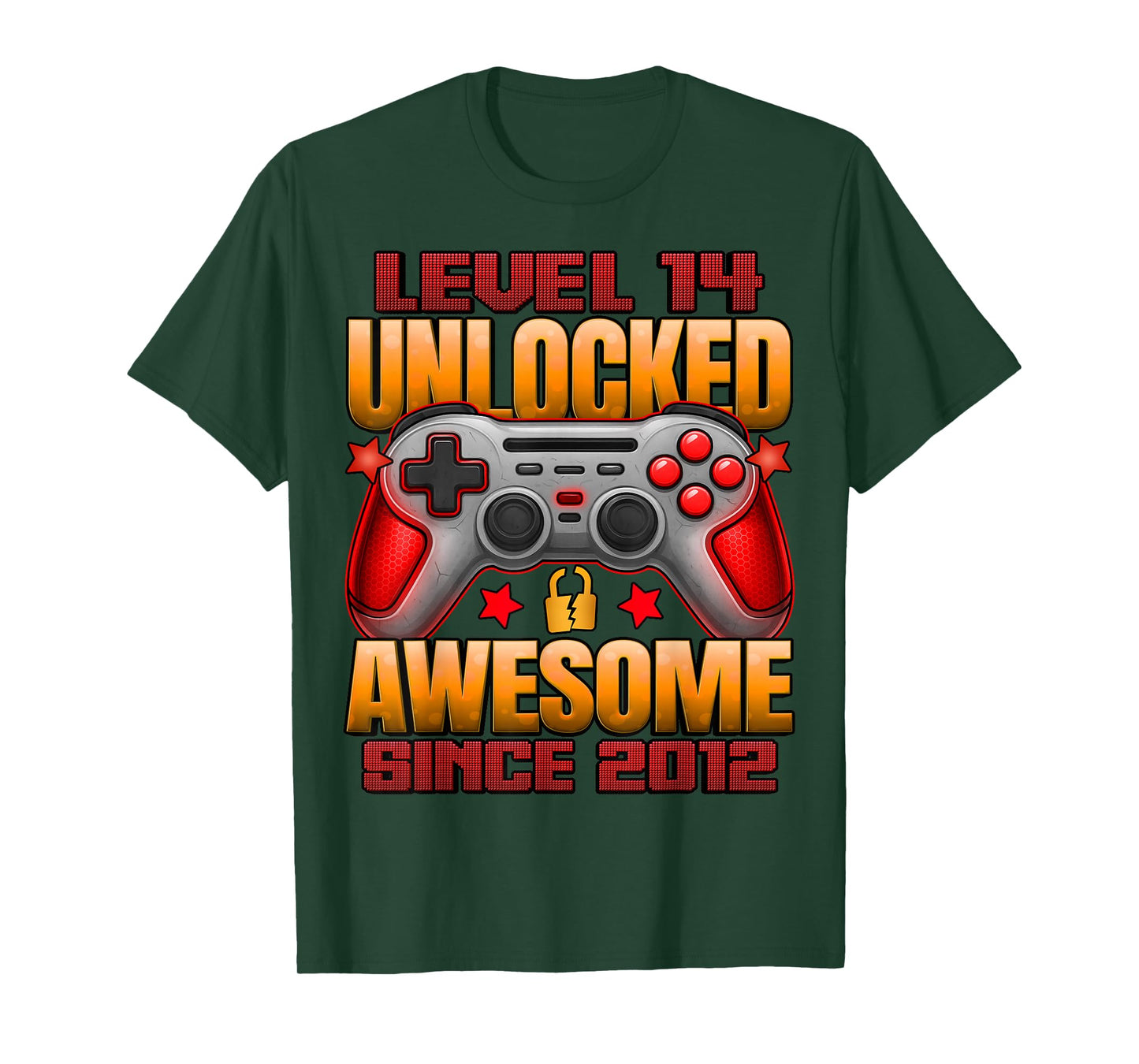 Level 14 Unlocked 14 Year Old Gifts Boys 14th Birthday Boy T-Shirt