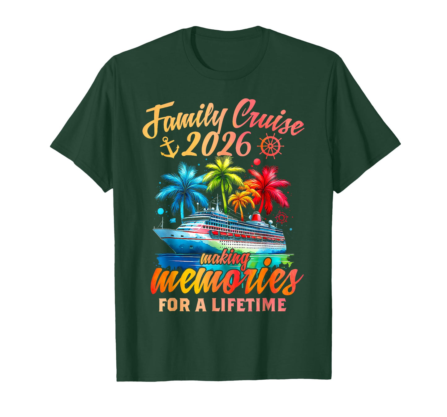 Family Cruise 2026 Family Matching Cruise Vacation Party T-Shirt