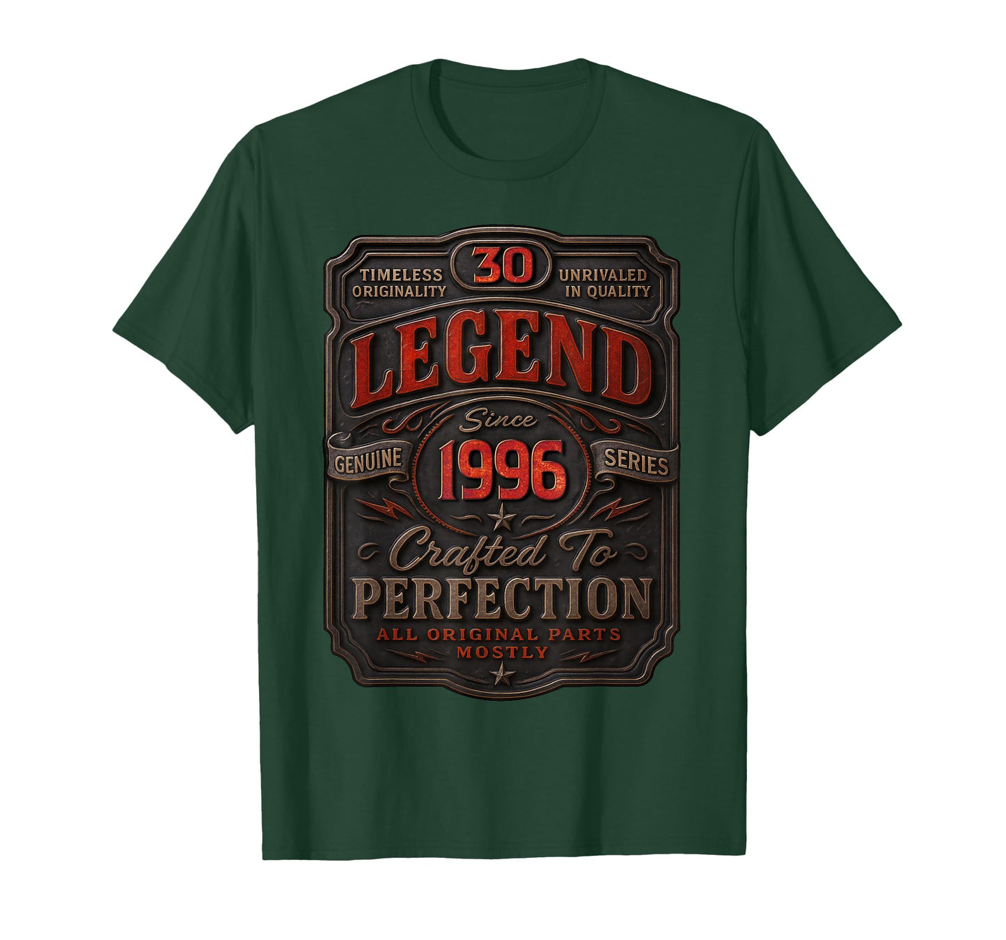 Vintage 1996 Limited Edition Shirt 30 Year Old 30th Birthday T-Shirt
