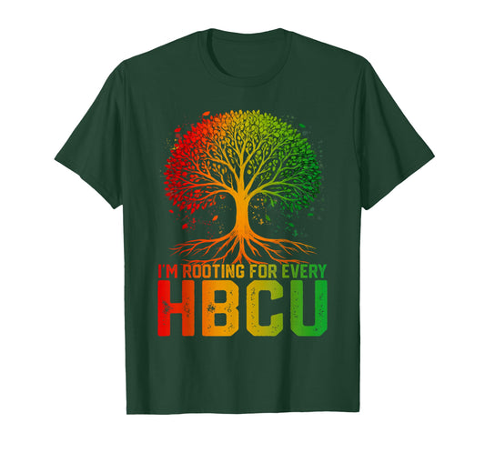 I'm Rooting for Every HBCU Black History Month Boy Girl T-Shirt
