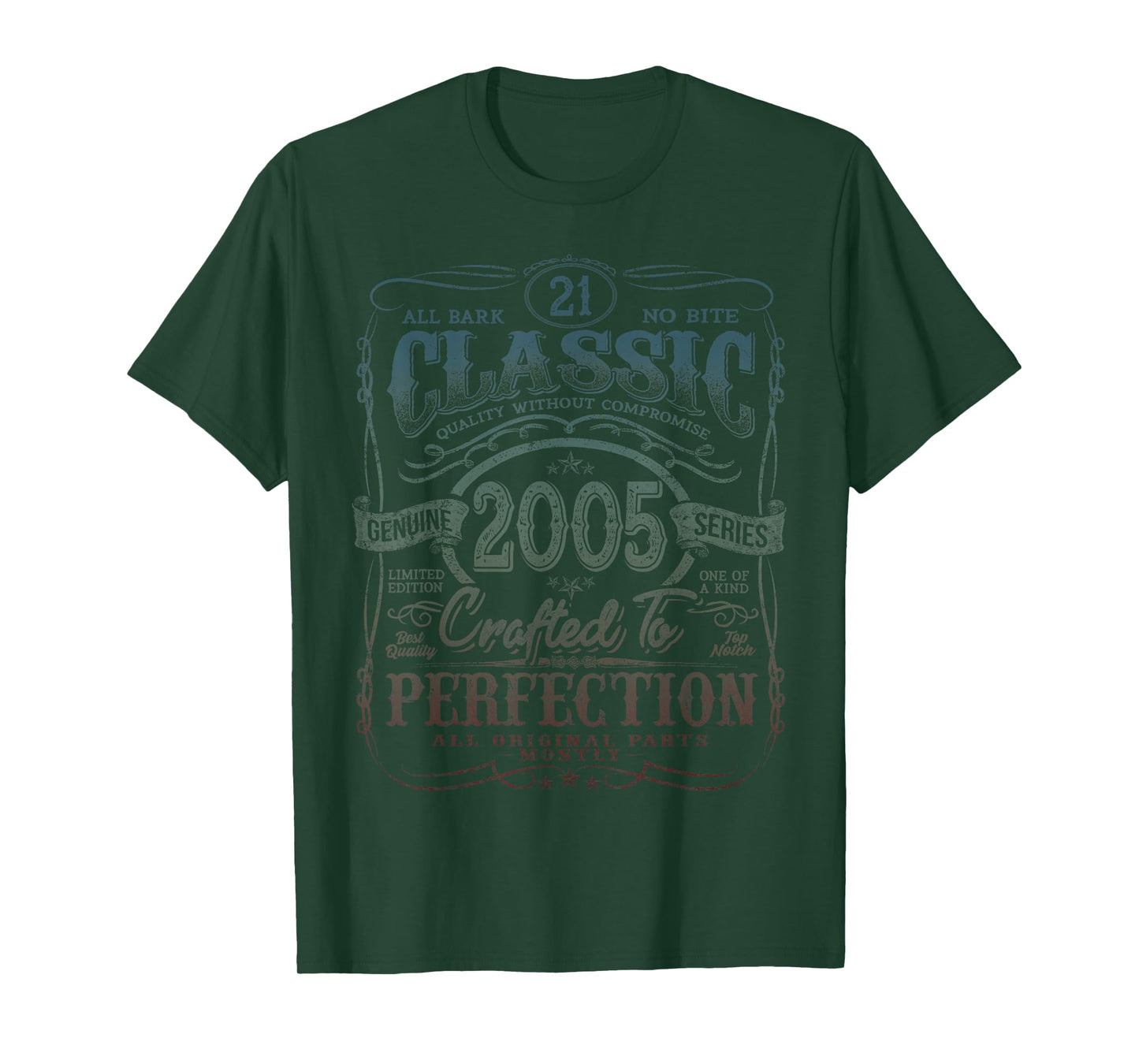 Vintage 2005 Limited Edition Shirt 21 Year Old 21st Birthday T-Shirt
