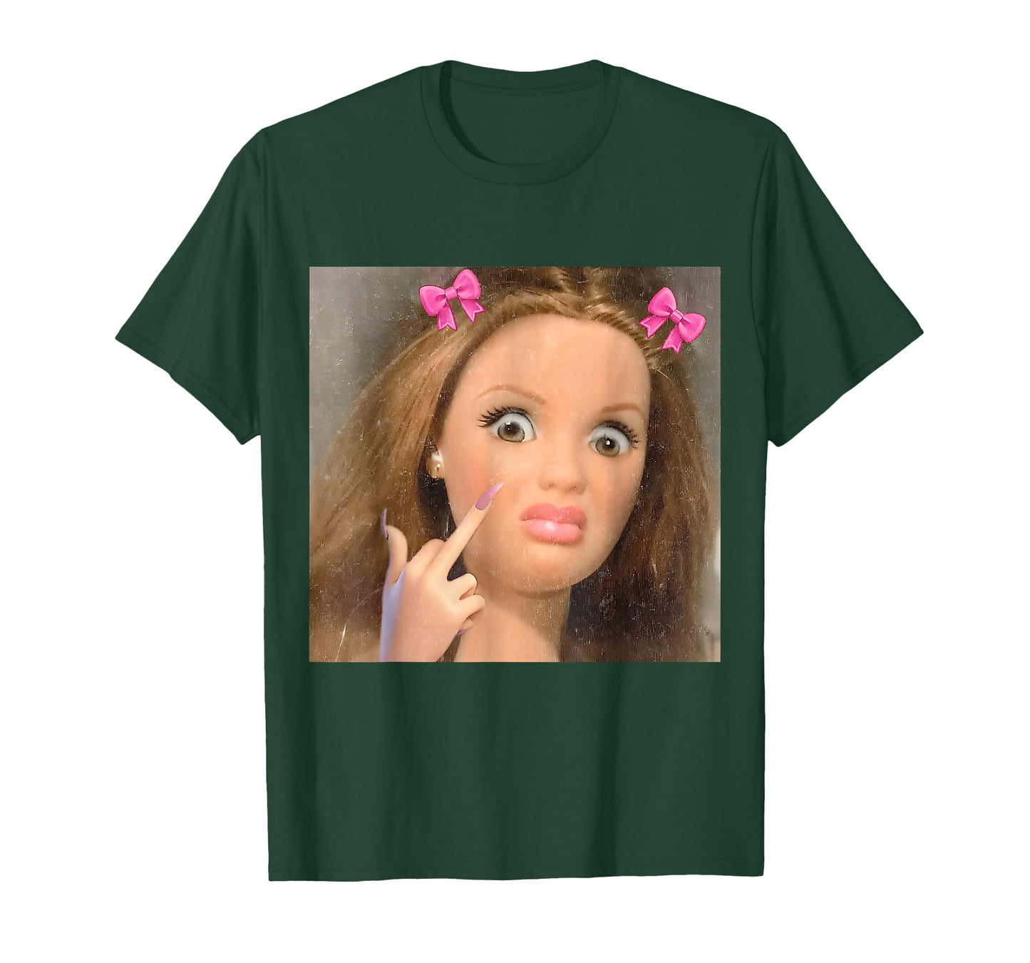 Funny Disgusting Doll face Meme T-Shirt