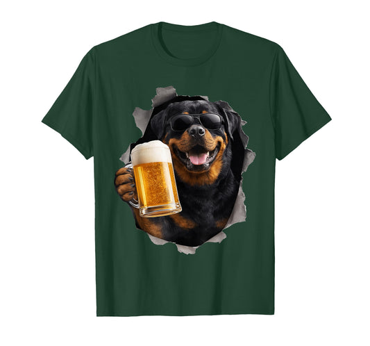 Rottweiler Beer T-Shirt