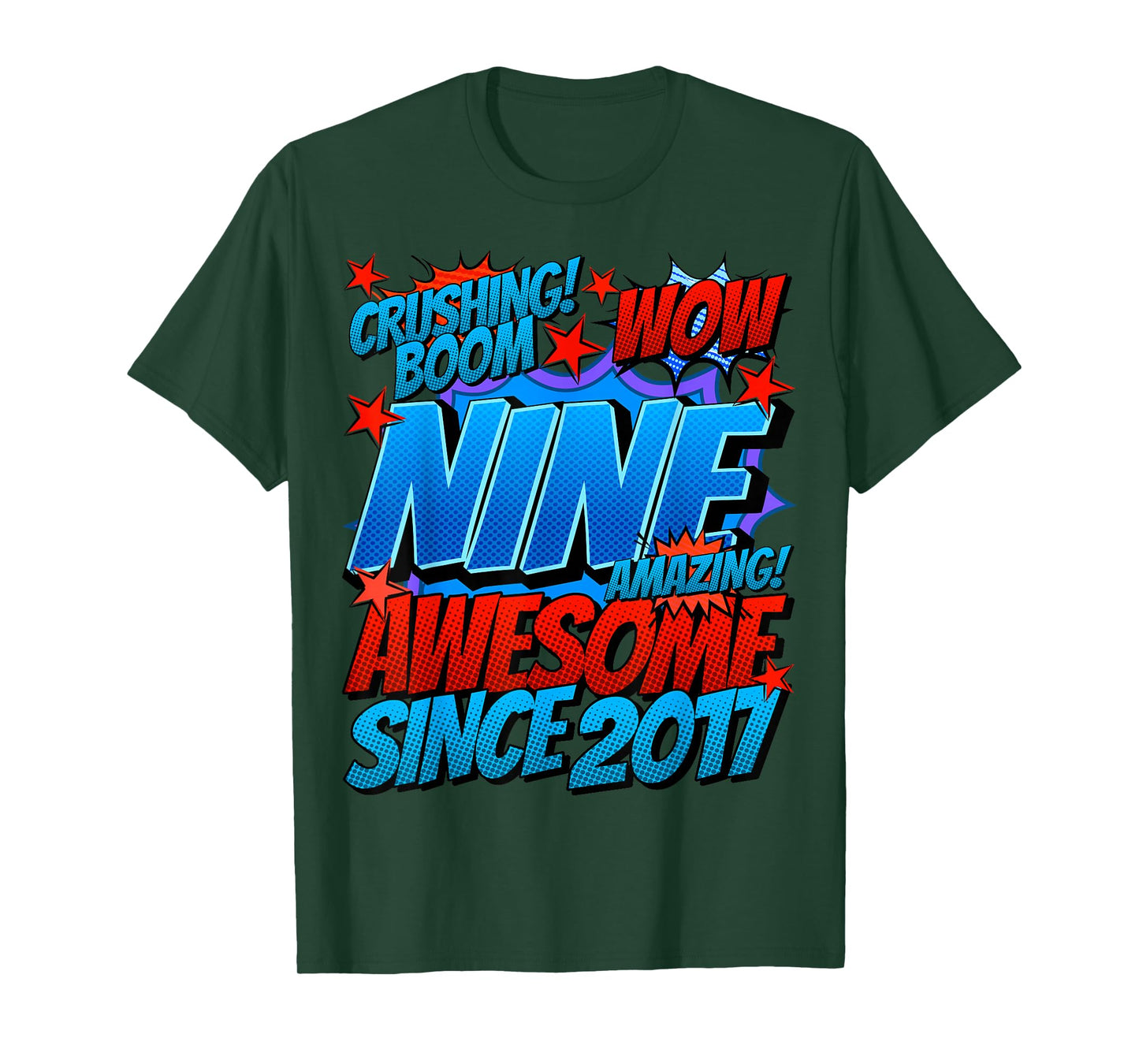 9 Year Old Gifts for Boys 9th Birthday Boy 9 Year Old Boy T-Shirt