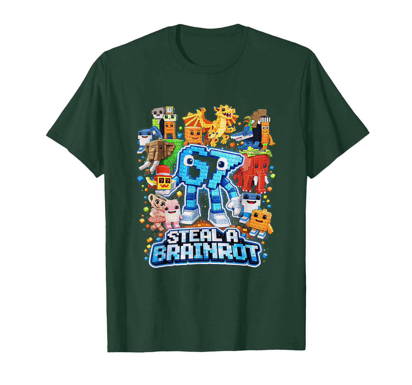 Six Seven 67 Steal a Brainrot Meme Funny Gifts for Kids Boys T-Shirt