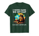 Funny Maine Coon Cat Lover Design I Work Hard Maine Coon Cat T-Shirt