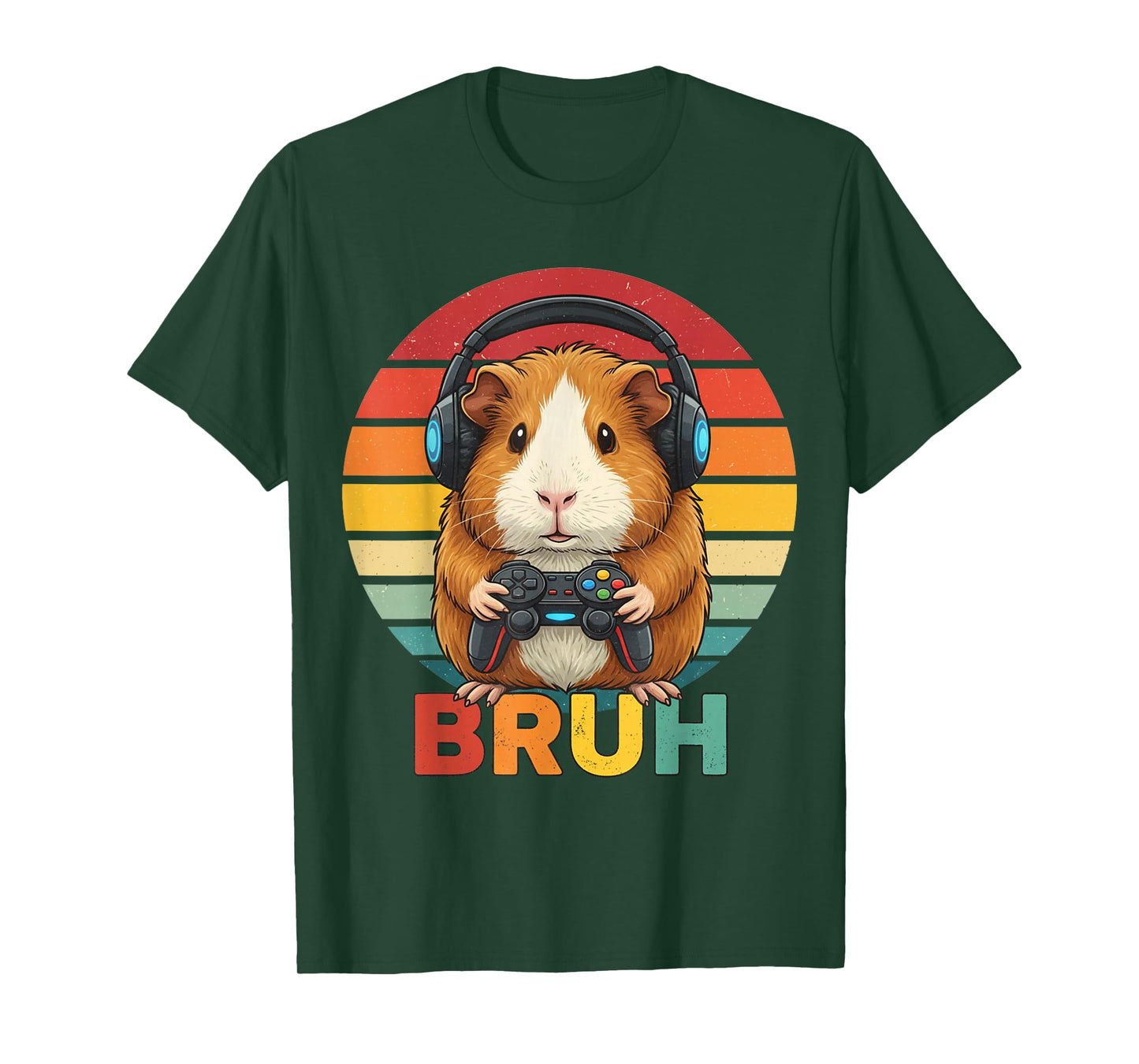 Guinea Pig Video Games Guinea Pig Bruh Retro Guinea Pig Boys T-Shirt