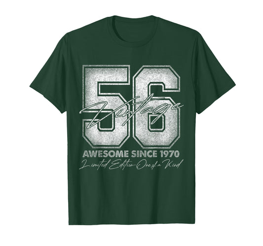 56 Year Old Gifts Vintage 1970 Limited Edition 56th Birthday T-Shirt