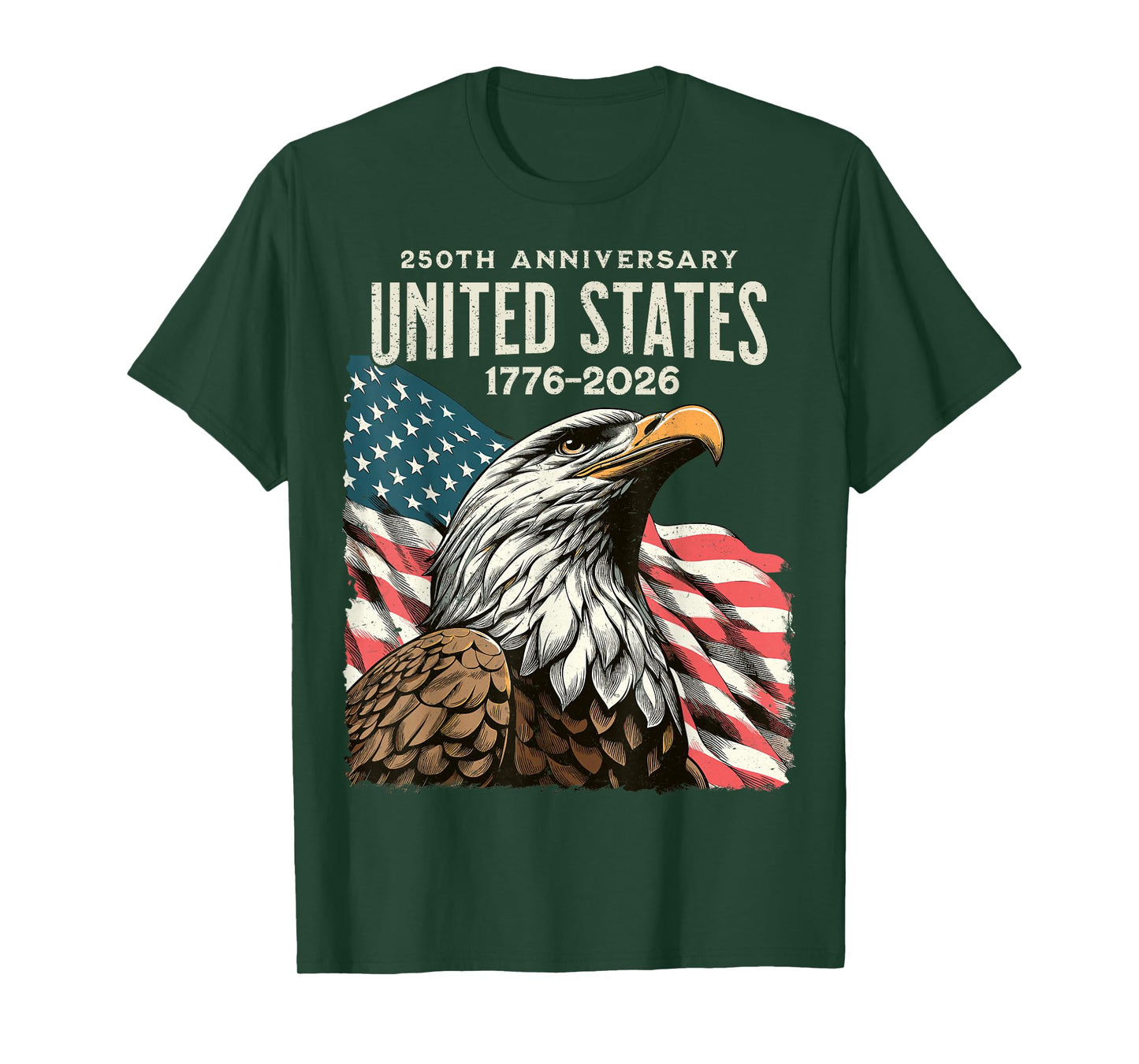 250 Anniversary USA 250th US Flag Patriotic 4th of July T-Shirt