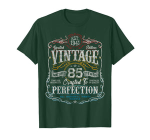 Vintage 1941 Limited Edition Shirt 85 Year Old 85th Birthday T-Shirt
