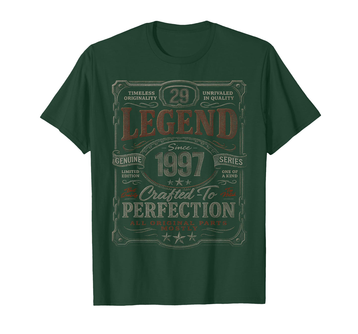Vintage 1997 Limited Edition Shirt 29 Year Old 29th Birthday T-Shirt