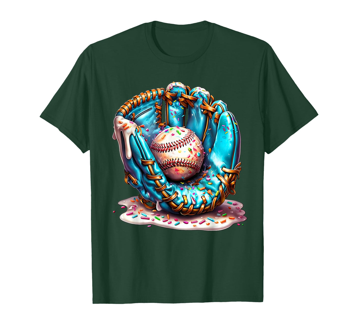 Baseball Lifestyle 101 Apparel Youth Baseball Drip Ice Cream T-Shirt