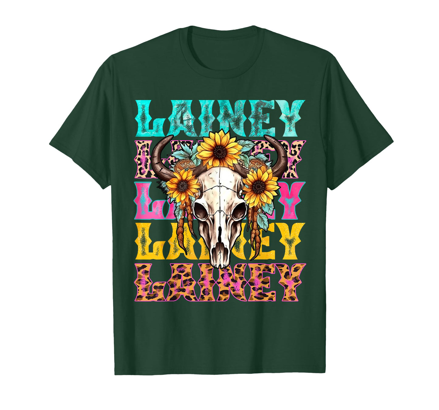 Retro Lainey Name Girl Personalized Name Cowgirl T-Shirt