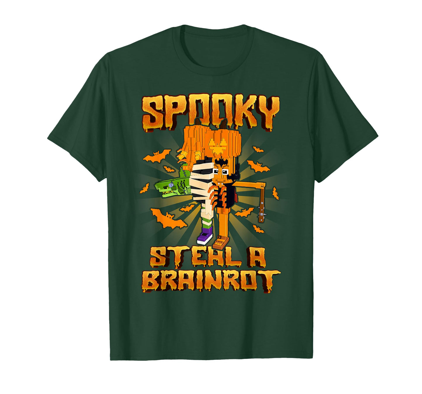 Funny Spooky Combinasion Halloween Brainrot for Boys Kids T-Shirt