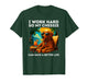 Chesapeake Bay Retriever Lover I Work Hard Funny Chesapeake T-Shirt