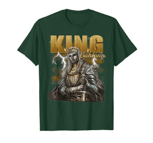 Sliver Mask King Baldwin IV Meme The Leper King Warrior T-Shirt