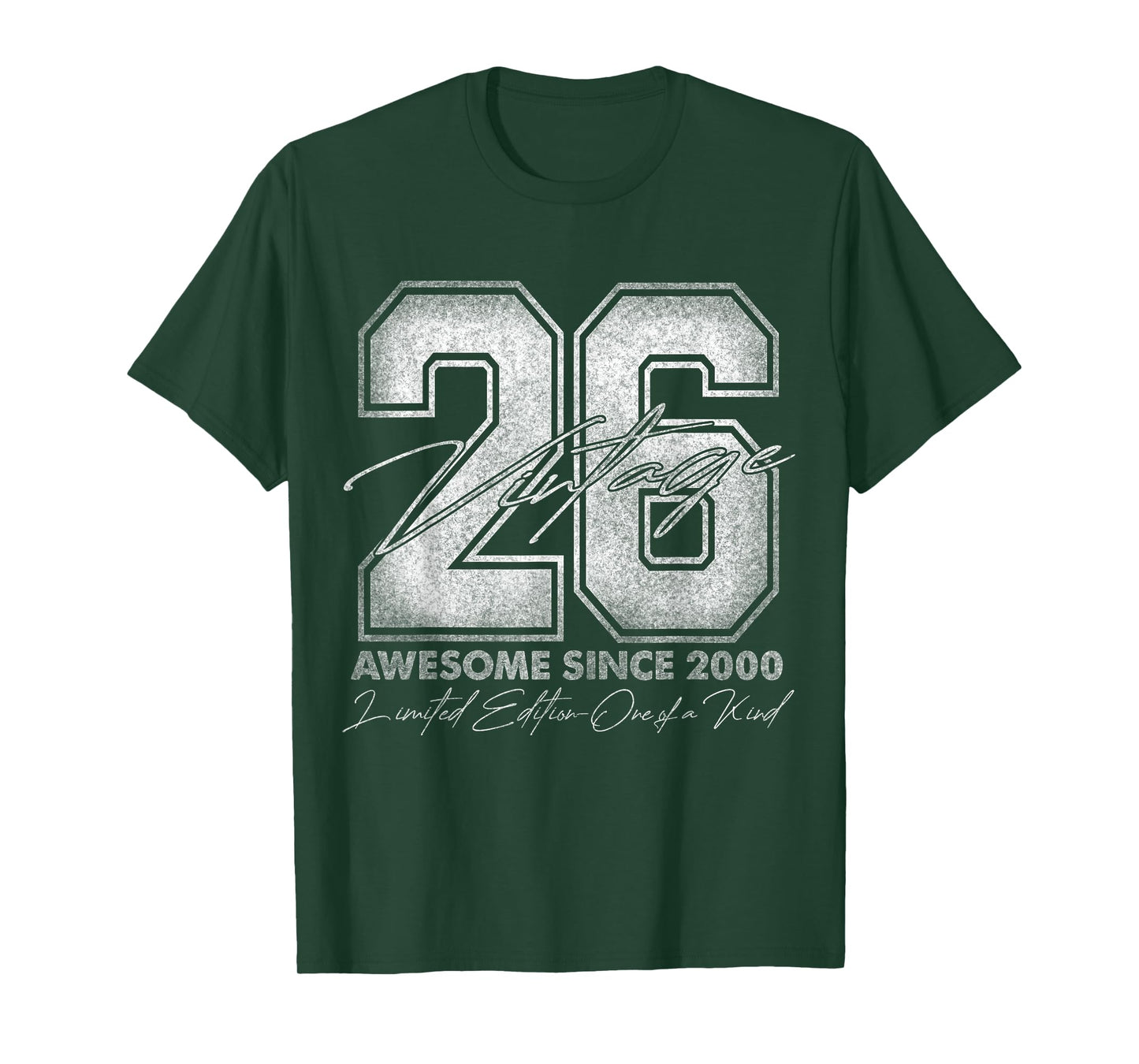 26 Year Old Gifts Vintage 2000 Limited Edition 26th Birthday T-Shirt