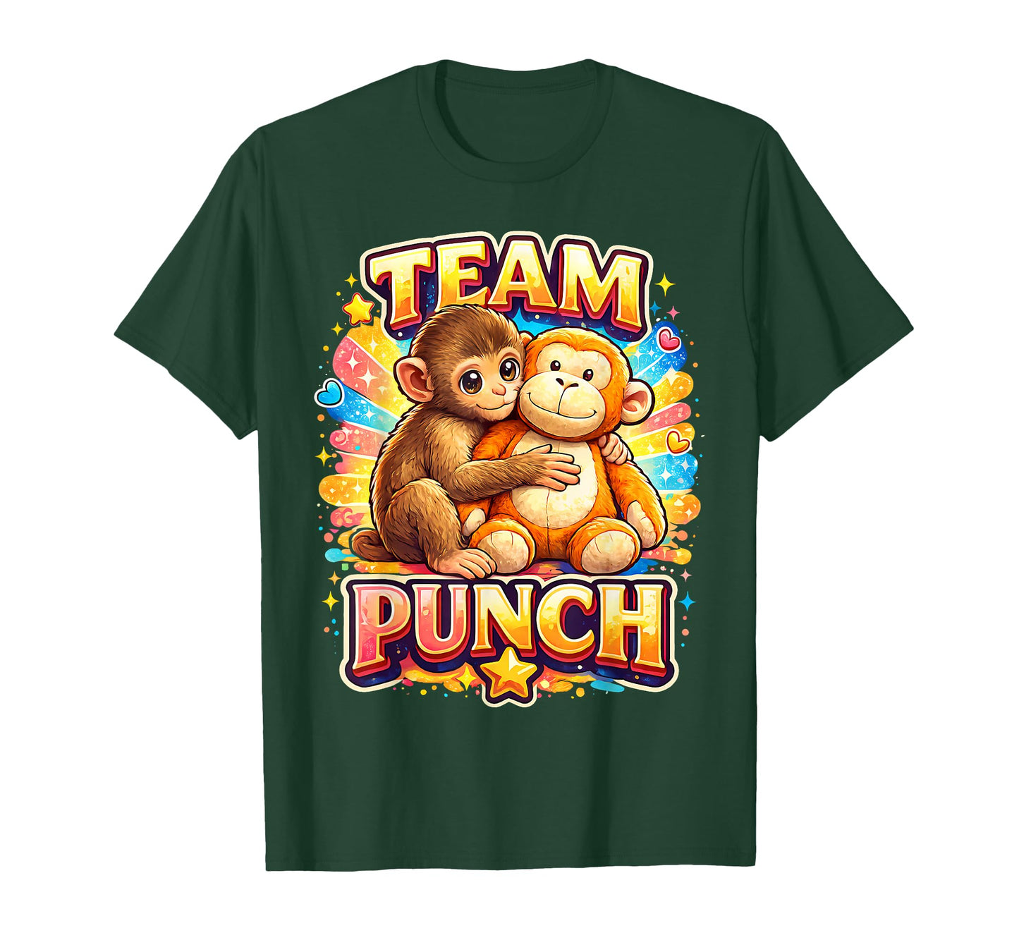 Cute Baby Monkey Named Punch Shirt Punch Monkey Supporter T-Shirt