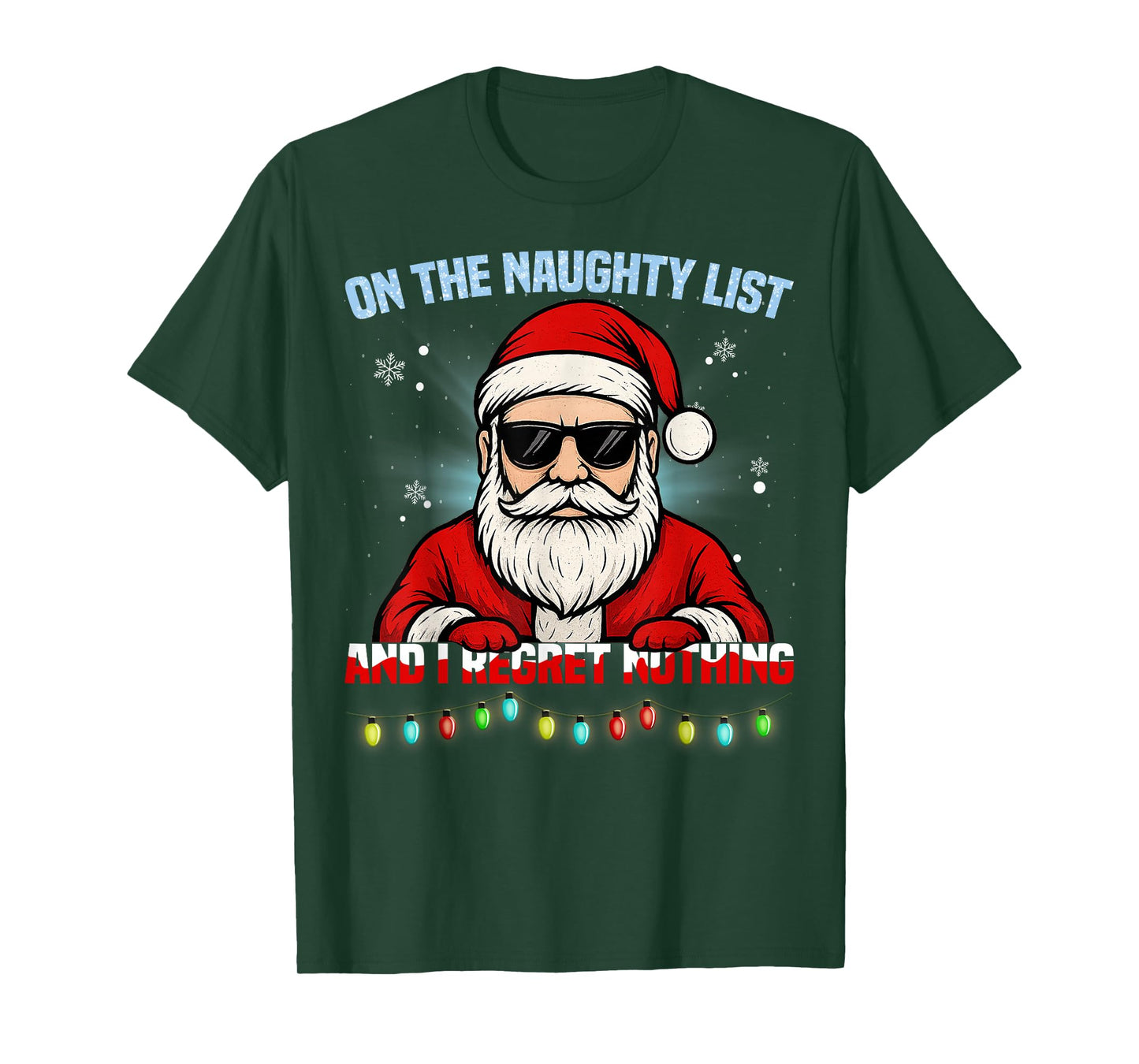 Funny Santa Claus Christmas Xmas Gifts for Men Women Boy Kid T-Shirt