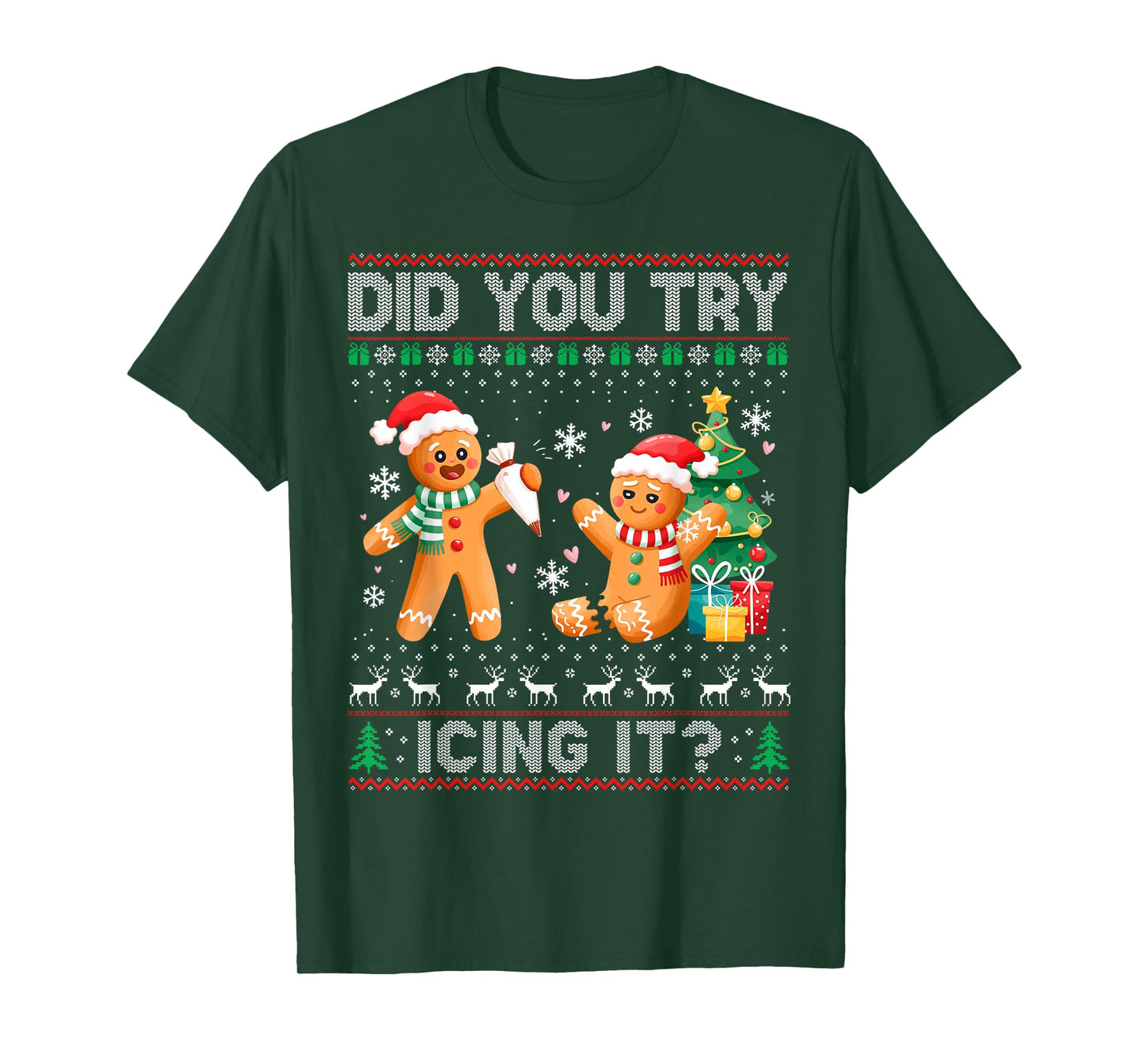 Have You Tried Icing It Funny Xmas Nurse Gingerbread NICU T-Shirt