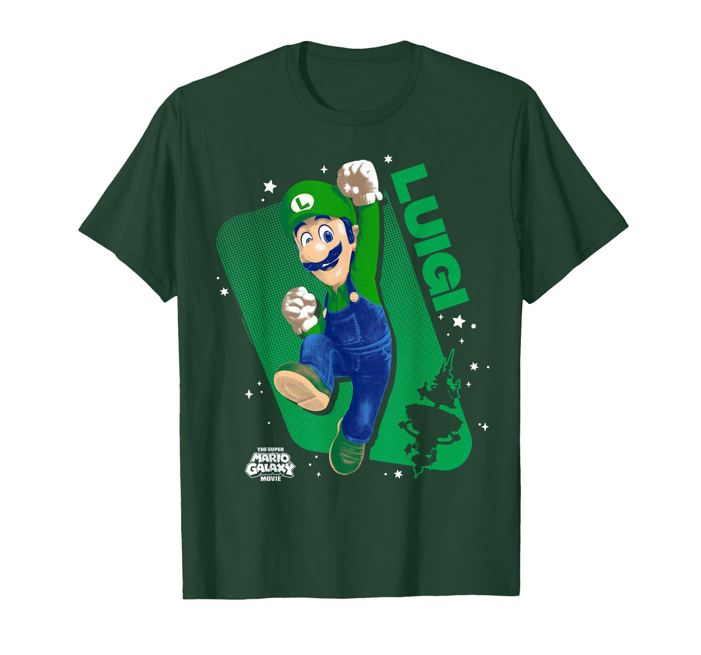 The Super Mario Galaxy Movie Luigi Galactic Jump T-Shirt